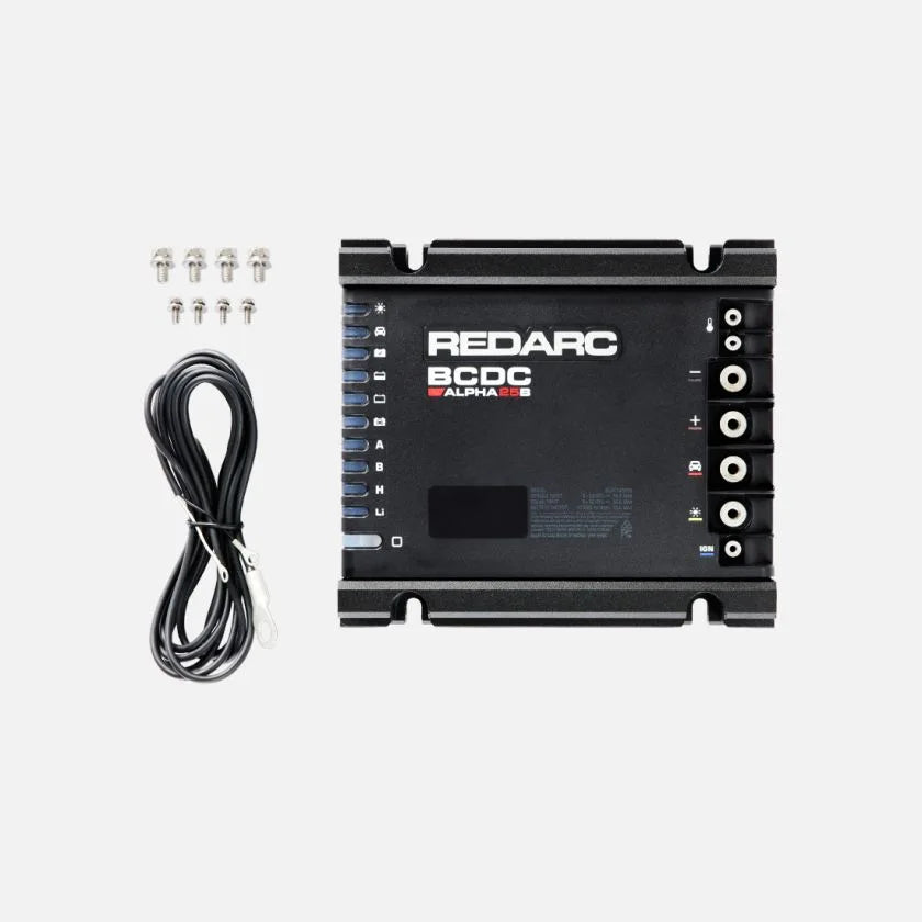 REDARC BCDC ALPHA25 12V 25A DC BATTERY CHARGER