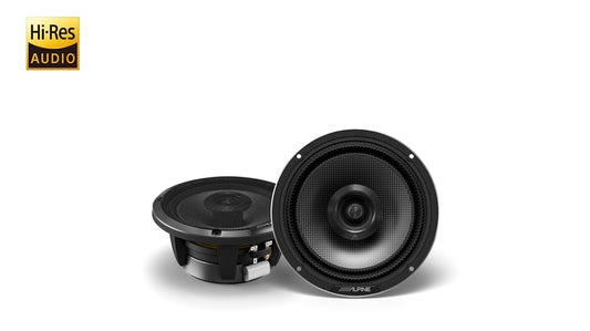 Alpine HDZ-65 6.5" Hi-Res Coaxial Speakers