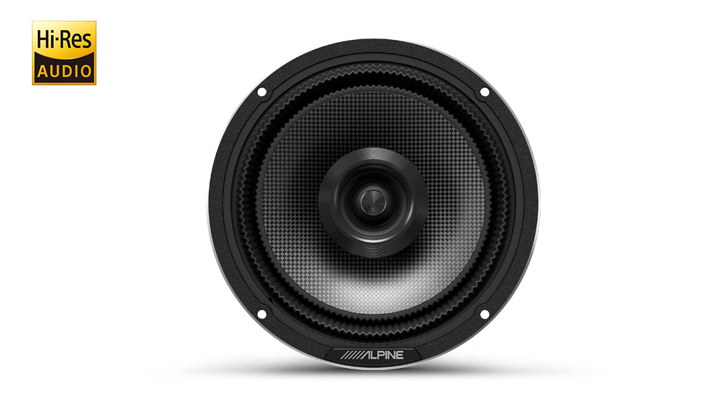 Alpine HDZ-65 6.5" Hi-Res Coaxial Speakers