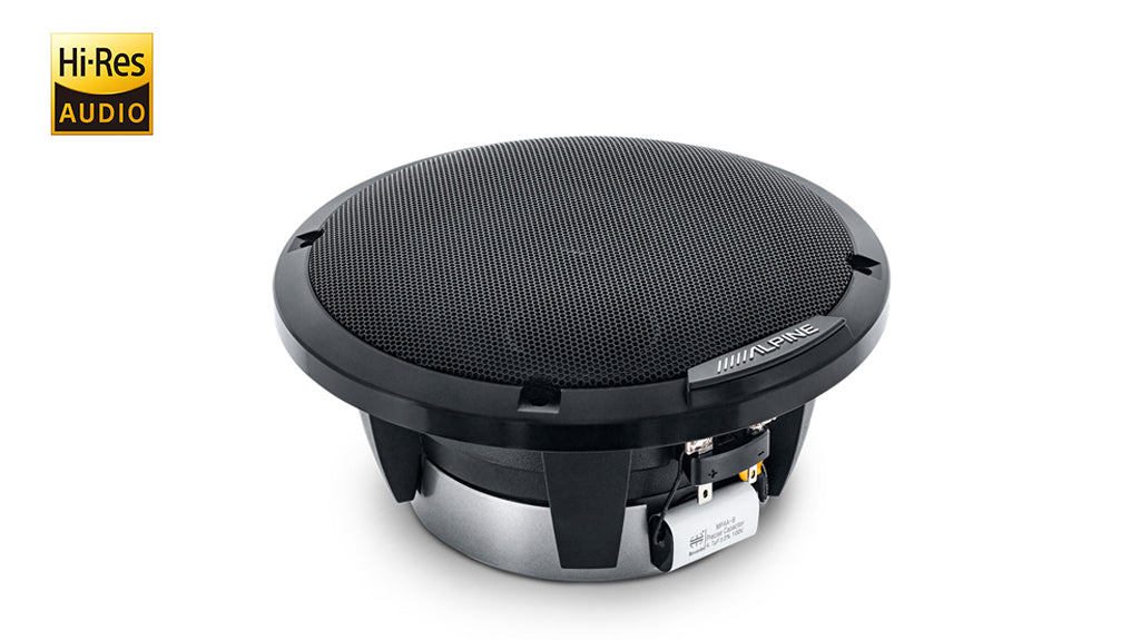 Alpine HDZ-65 6.5" Hi-Res Coaxial Speakers