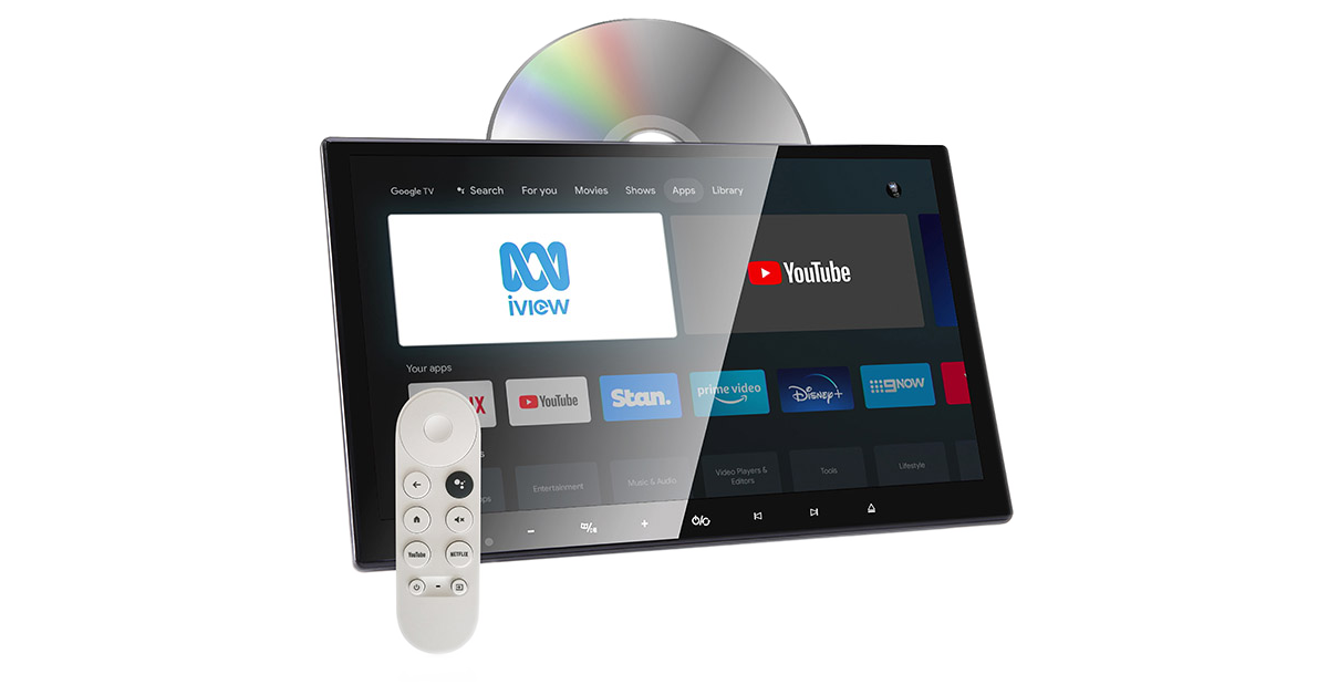 HiTV Ultra 13 DVD Smart TV Pro Head Rest DVD Monitor - Single Monitor