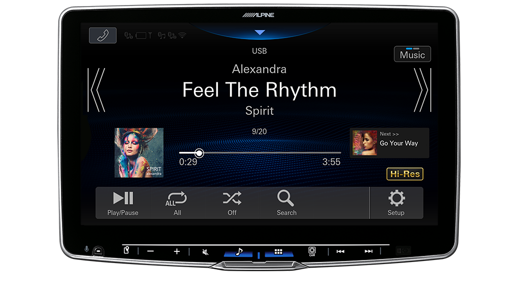 Alpine iLX-F511A 11" Hi-Res Audio Receiver